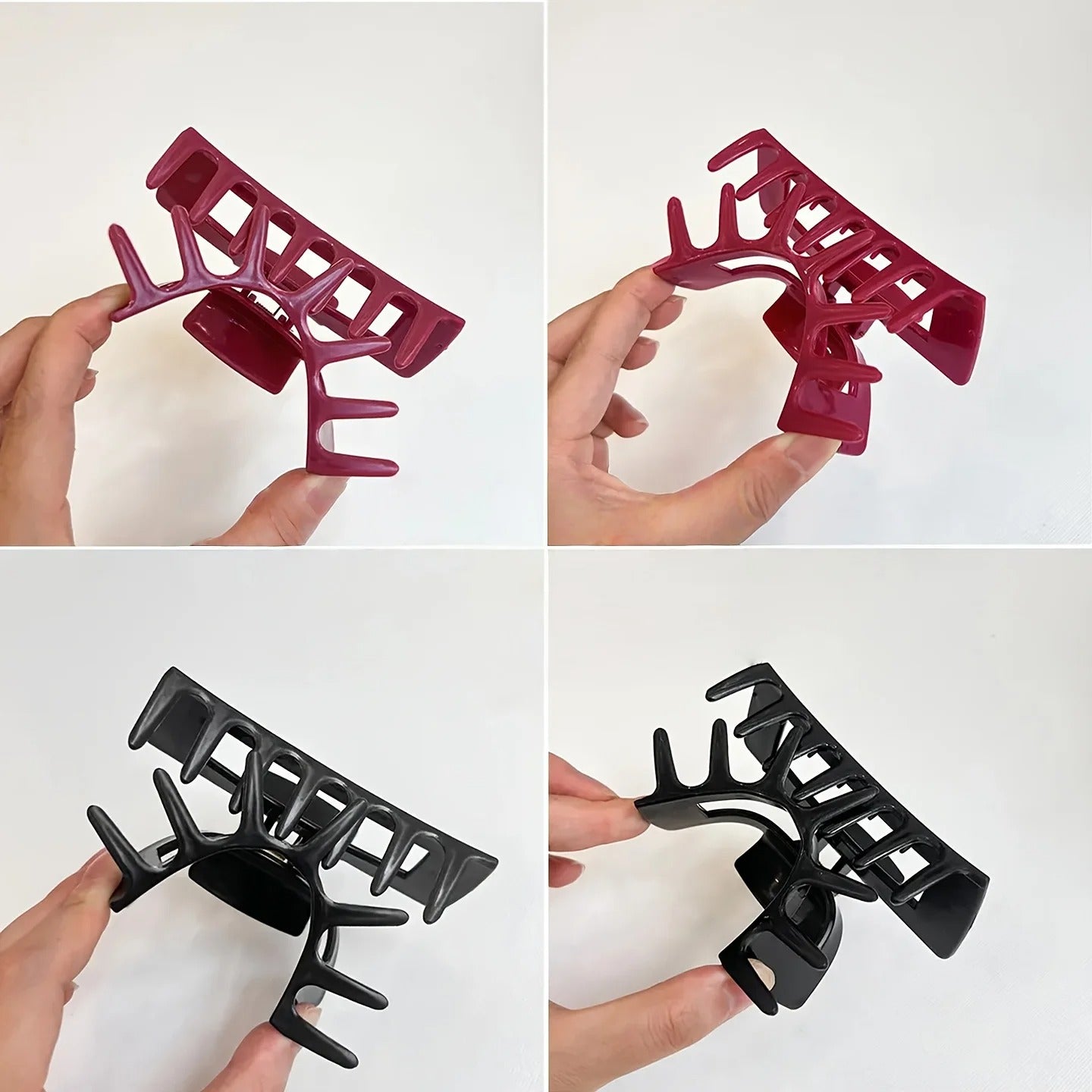 Silicone Shark Hair Clips